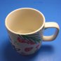 New STARBUCKS White FLORAL 12 oz Stackable Stacking COFFEE MUG Spring 2016