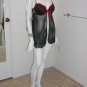 Inner Secrets Gorgeous Red/Black Sheer Baby Doll Top Size L