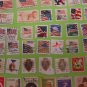 50 US Stamps Mostly Flags