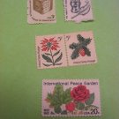Lot Of 5 Uncancelled US Stamps 1964-1982 20¢ 3¢ 1¢