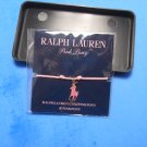 Ralph Lauren Pink Pony Cancer Awareness Bracelet Enamel Metal Charm NEW