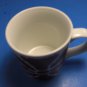 Crate & Barrel Red & White Flower Large 16 oz. Mug