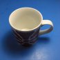 Crate & Barrel Red & White Flower Large 16 oz. Mug