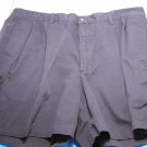 Club Room Mens Pleated Waist Relaxer Navy Blue Shorts Size 40