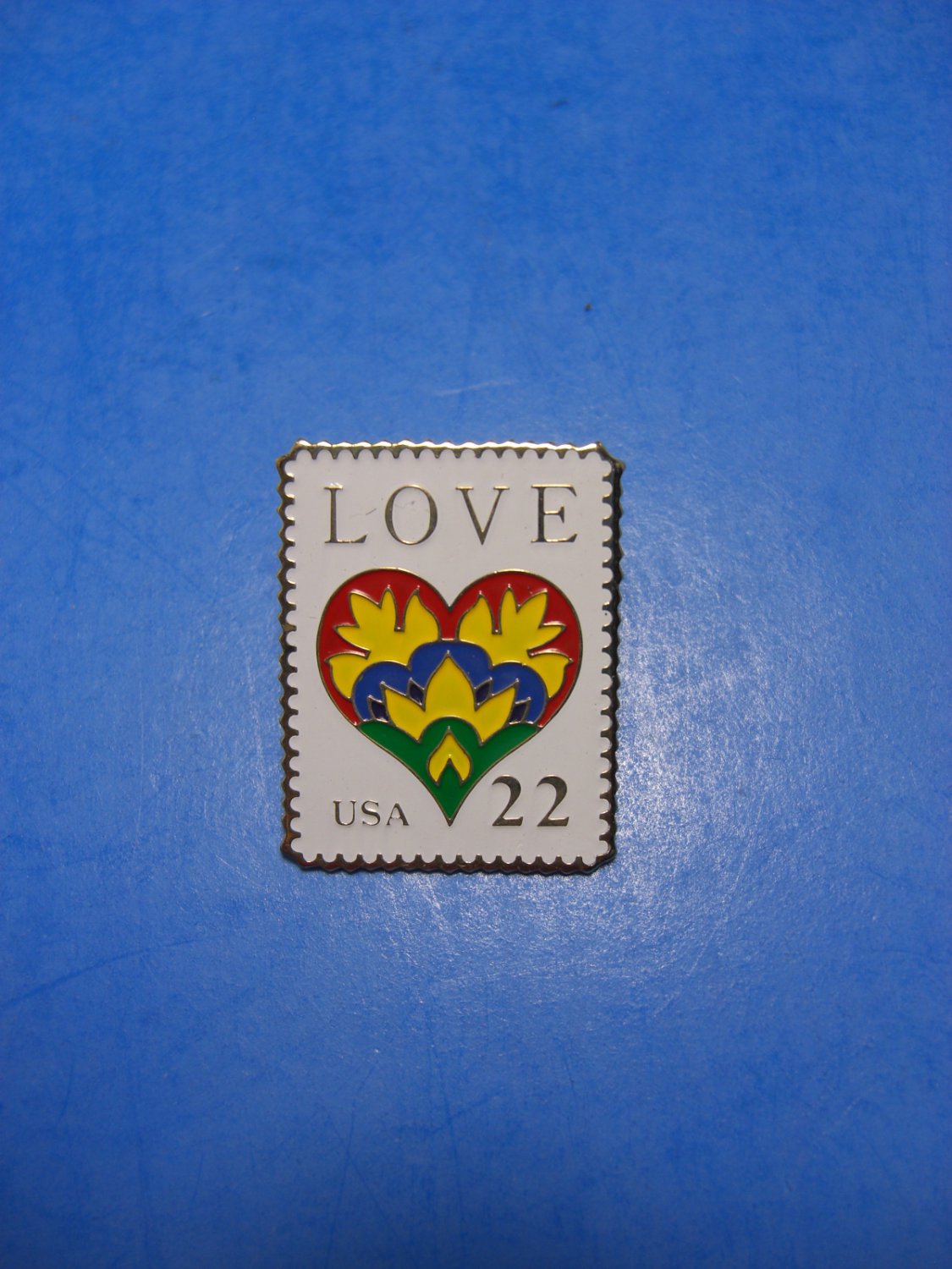 USPS LOVE Postage Stamp Metal Pin