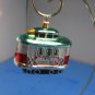 Christmas Ornament Glass San Francisco Cable Car