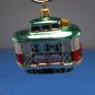 Christmas Ornament Glass San Francisco Cable Car