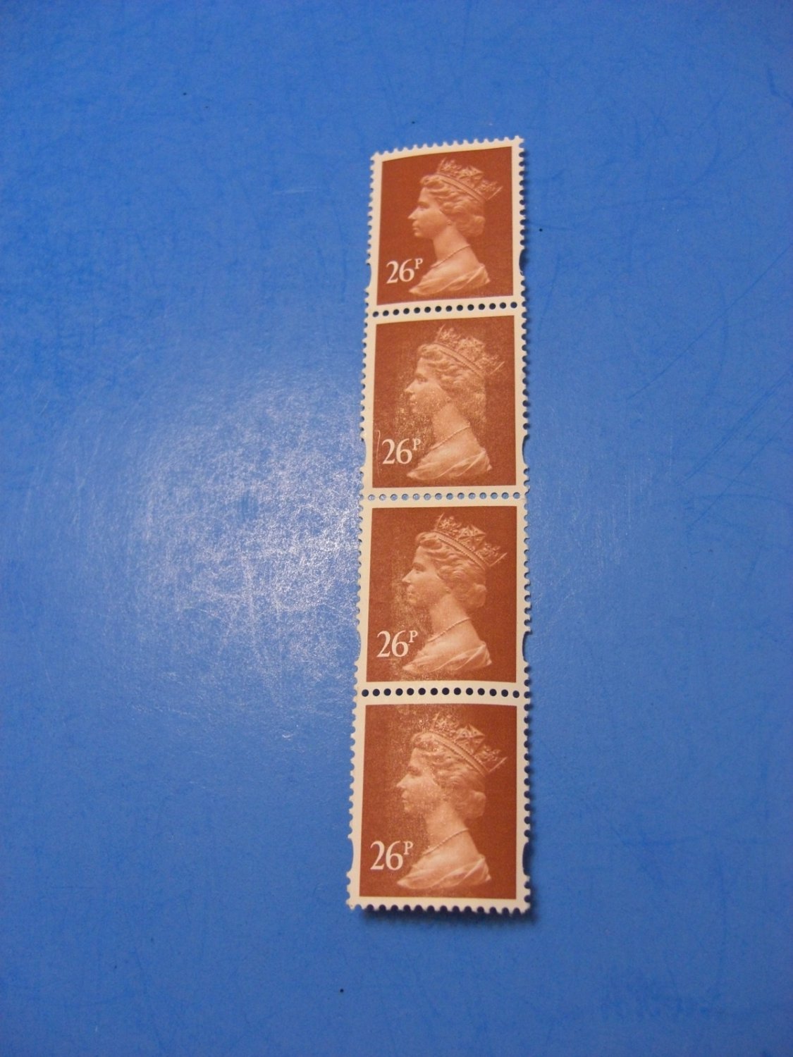 Great Britain 1996 26p Chestnut 2 bands MNH Stamps Block