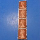 Great Britain 1996 26p Chestnut 2 bands MNH Stamps Block