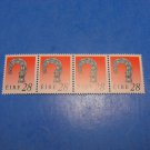 IRELAND 28p Stamps Block MNH 1990-95 Definitives