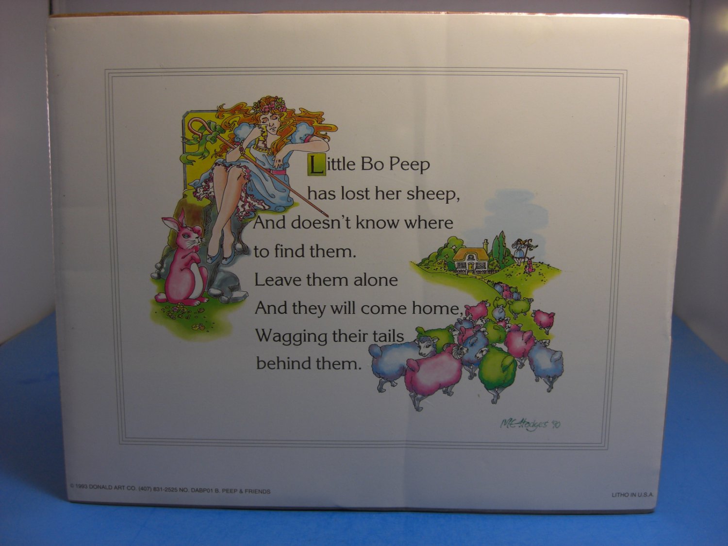 Little Bo Peep Art Work ME Hodges Donald Art Co.