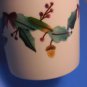Hartstone Pottery Christmas Garland Holly Berry Heavy Stoneware Coffee Mug