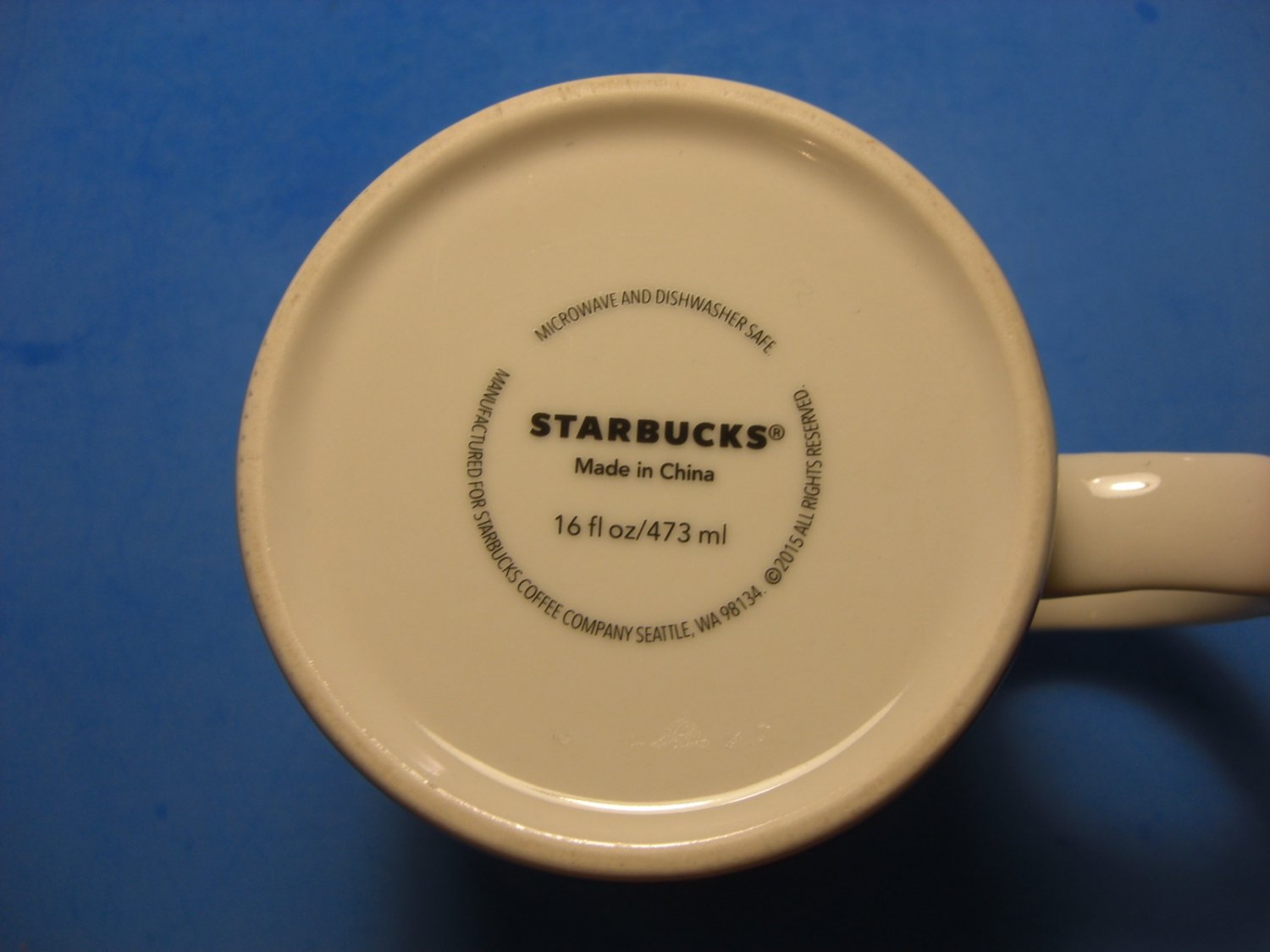 Starbucks Manila 2014 Icon Coffee Mug Limited Edition 16 Oz. Mug