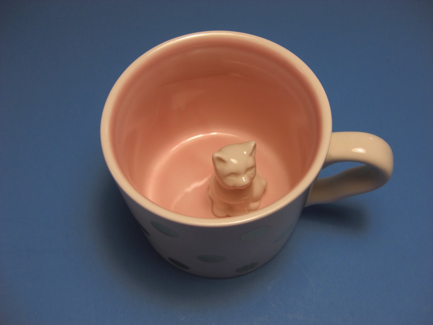 House of Disaster Cat Polka Dot Cup