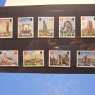 Nine Uncancelled Stamps Lot Great Britain Isle Of Man