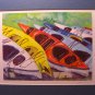 Michael Eberhardt Signed Matted Print "Lopez Kayaks"