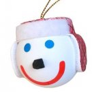 Jack in the Box Red Plaid Winter Hat/Mirror Dangler