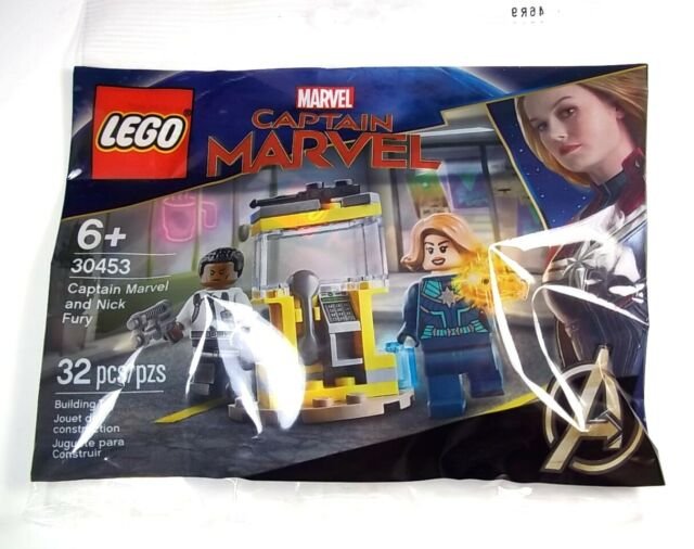 LEGO 30453 Captain Marvel and Nick Fury Polybag Brand New Sealed