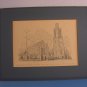 Clark M. Goff Black/White Signed Print Washington Memorial Chapel