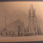 Clark M. Goff Black/White Signed Print Washington Memorial Chapel