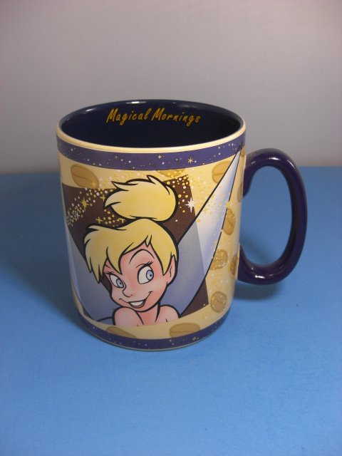 Disney Tinkerbell Pixie Power Magical Mornings Extra Large Jumbo Ceramic Mug