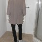 Chicos Travelers Beige Jacket Stretch Open Front Blazer Size 3
