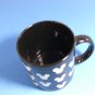 Disney's Mickey Mouse Mug Black w/ White Mickey's All Over