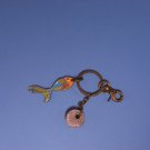 SAKROOTS Fish Multi-Color Enamel Brass Key Ring Keyfob