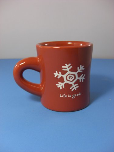 Life Is Good Snowflake "Do What You Like, Like What You Do" Brown Mug