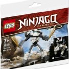 LEGO Ninjago 30591 - Titanium Mini Mech - 77 Pcs -  Polybag Brand New Sealed