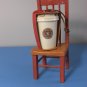 Starbucks Christmas Ornament To Go Cup 1971 Brown Siren Logo Ceramic Holiday