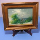 S. Hill Oil Painting Canvas Framed- Signed