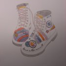 IKEA Bild Art Poster Prints "Peace"Shoe"Love"Boot