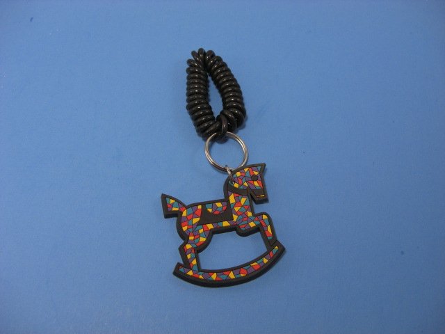 FAO Schwarz Rocking Horse Keyring key Chain keychain