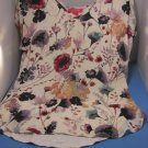 Catherine Malandrino Women Blouse White/Floral Print  Size S
