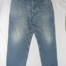 LL Bean Blue Denim Jean Pants Womens Size 42x29 Light Wash High Rise Mom Style