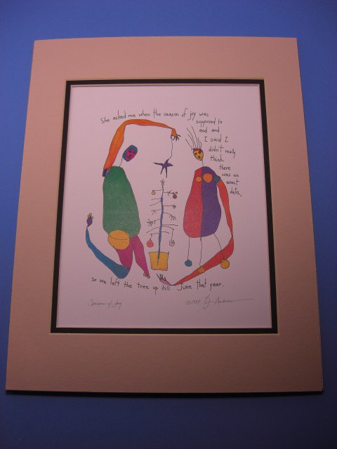 Season of Joy 1994 Print by Brian Andreas