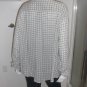 LIZ CLAIBORNE Simply LIZ White/Multi Print Ecovero Button Down Shirt Size 3X