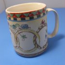 222 Fifth Ceramic Mug Twelve Days of Christmas Fifth Day Five Gold Rings