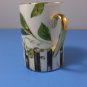 Mackenzie Childs Thistle & Bee Barnyard Courtly Check Coffee Mug