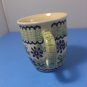 Manufaktura Boleslawcu Polish Pottery Mug Flowers #103
