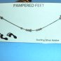 Sterling Silver Anklet NWT Pampered Feet