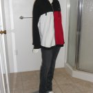 Tommy Hilfiger Jacket Womens Red Black White Fleece Full Zip Sport Sz 2X