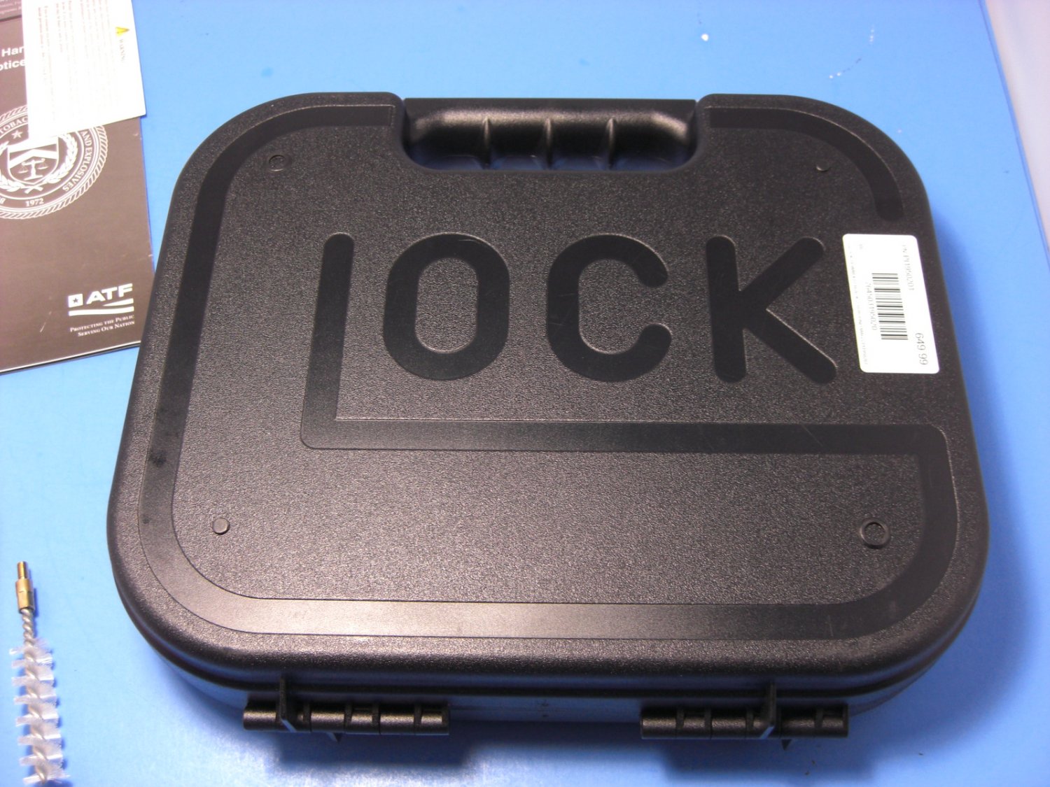 Glock Hard Gun Case New Version G19 w/Brush & Lock