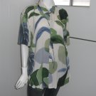 ZARA Floral Printed Stretchy Shirt Size XL