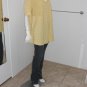 Catherines Yellow Stripes Stretch Knit Top Size 0X