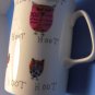 Rose Of England Colorful Whimsical Hoot Owl Mug Bone China -