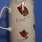 Rose Of England Colorful Whimsical Hoot Owl Mug Bone China -