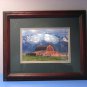 Teton Barn Aaron Goldenberg Images Framed Original Art