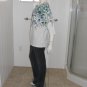 Talbots Bateau Neck Top - Gorgeous Floral - White - 1X